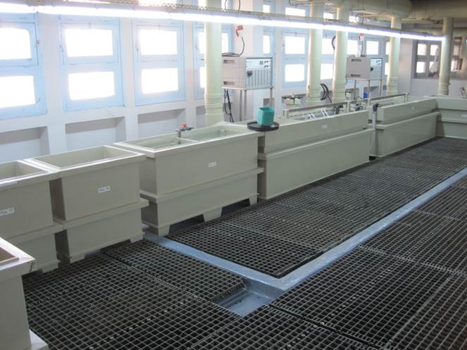 Installation de galvanoplastie Installation de galvanoplastie